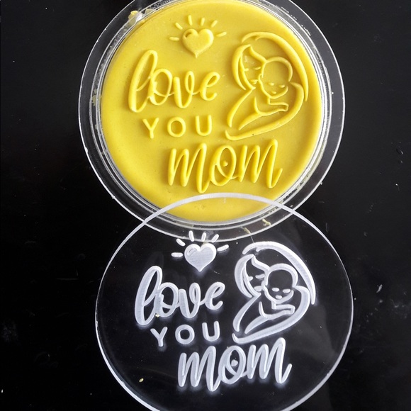 Special Mother's Day Acrylic Outbosser Fondant Stamps For Cakes & Cupcakes. - Picture 2 of 15